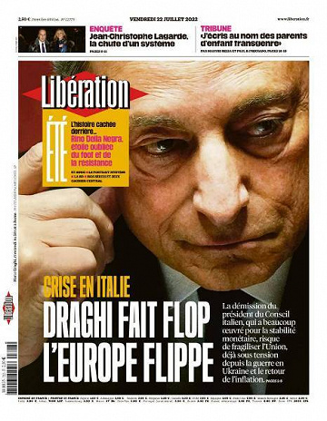 Libération du Vendredi 22 Juillet 2022