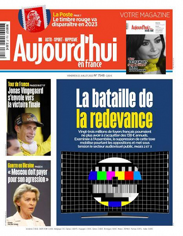 Aujourd’hui en France - 22 Juillet 2022