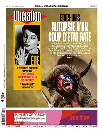 Libération du Samedi 23 et Dimanche 24 Juillet 2022