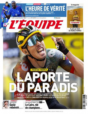 L’equipe du Samedi 23 Juillet 2022