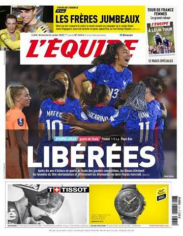L’equipe du Dimanche 24 Juillet 2022
