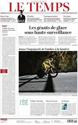 Le Temps - 25 Juillet 2022