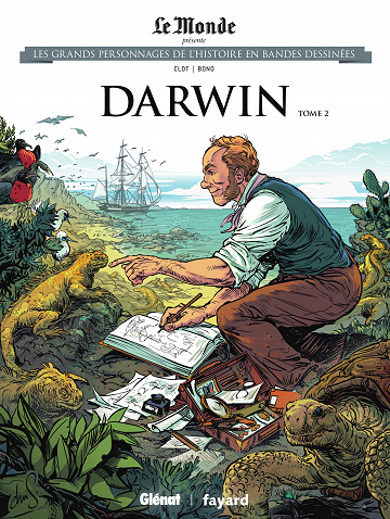 Les grands personnages de l'histoire en bandes dessinées - Tome 28 - Darwin (2) (2020)