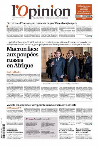 L’Opinion - 26 Juillet 2022