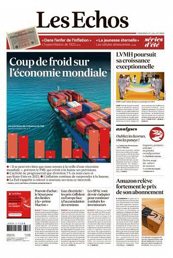 Les Echos du Mercredi 27 Juillet 2022