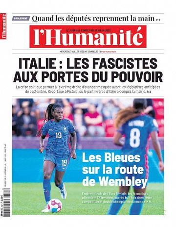 L’Humanite - 27 Juillet 2022