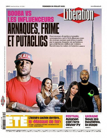 Libération du Vendredi 29 Juillet 2022