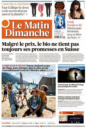 Le Matin Dimanche - 31 Juillet 2022