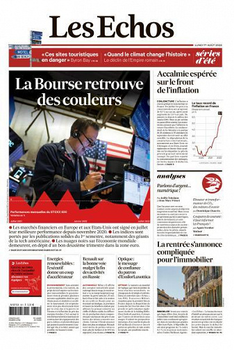 Les Echos du Lundi 1er Août 2022