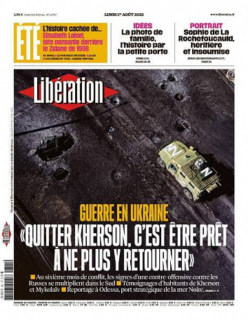 Libération du Lundi 1er Août 2022