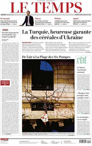 Le Temps - 2 Août 2022
