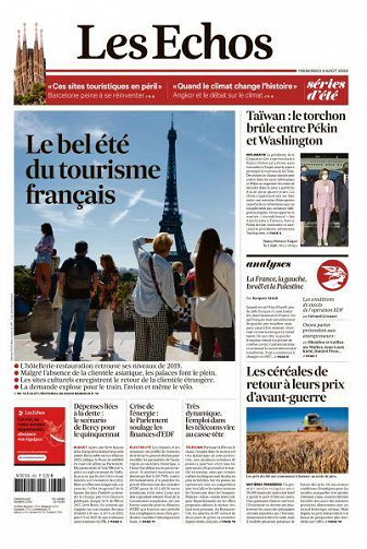 Les Echos du Mercredi 3 Août 2022