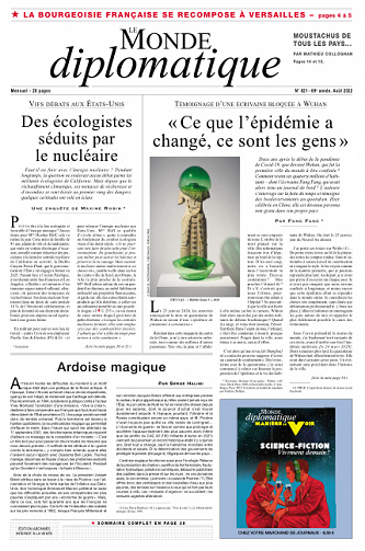 Le Monde Diplomatique N°821 - Août 2022