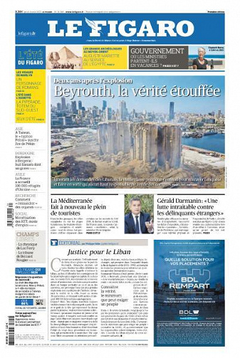 Le Figaro du Jeudi 4 Août 2022