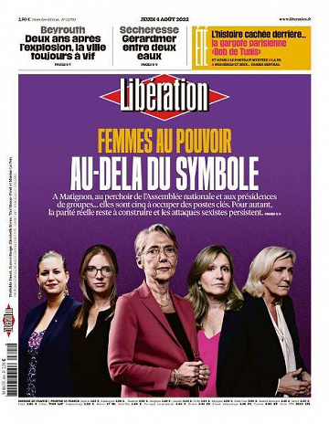 Libération du Jeudi 4 Août 2022