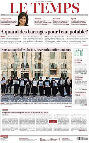 Le Temps - 4 Août 2022