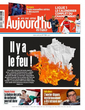 Aujourd’hui en France - 4 Août 2022