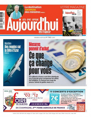 Aujourd’hui en France - 5 Août 2022