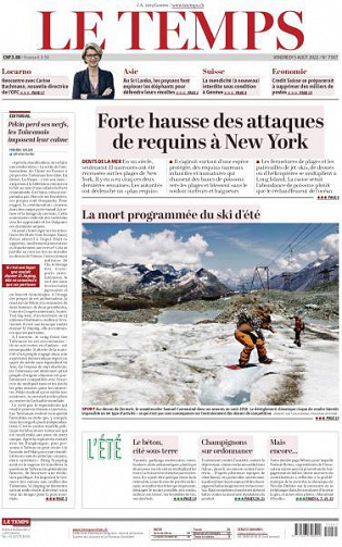 Le Temps - 5 Août 2022
