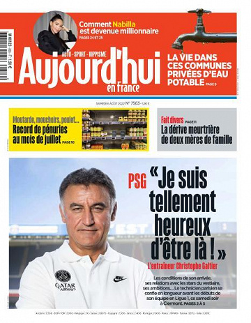 Aujourd’hui en France - 6 Août 2022