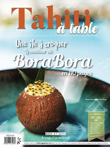 Tahiti à table - Juillet 2022