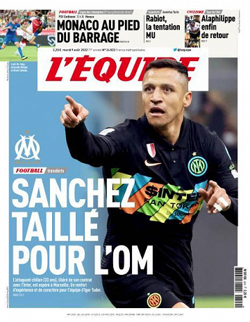 L’equipe du Mardi 9 Août 2022