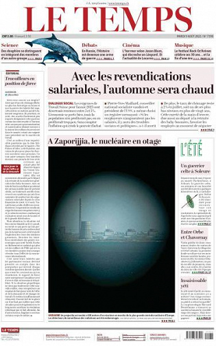 Le Temps - 9 Août 2022