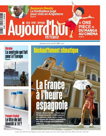 Aujourd’hui en France - 10 Août 2022