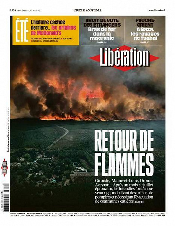 Libération du Jeudi 11 Août 2022