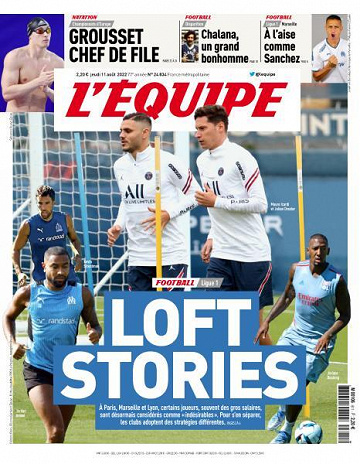 L’equipe du Jeudi 11 Août 2022