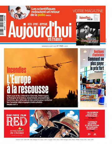 Aujourd’hui en France - 12 Août 2022