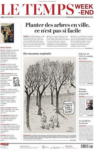 Le Temps - 13-14 Août 2022