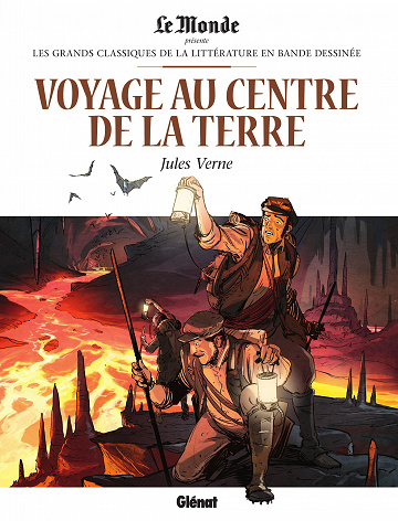 Les grands Classiques de la littérature en bande dessinée (Glénat/Le Monde) - Tome 05 - Voyage au Centre de la Terre