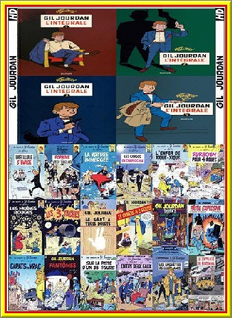 Gil Jourdan 17 Tomes 2 HS 4 Intégrales HD FR PDF CBR | BDs