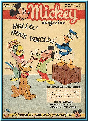 Mickey Magazine Numéros 1 à 468 (1950 à 1959) HD FR PDF  | BDs