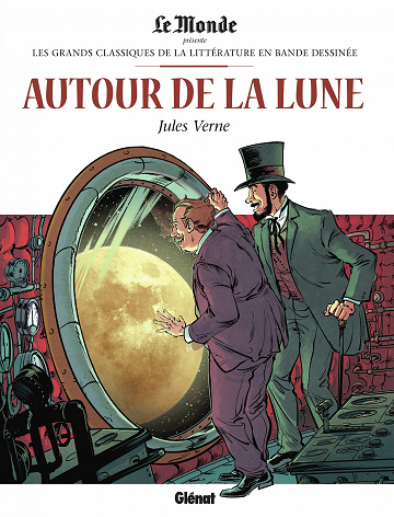 Les grands Classiques de la littérature en bande dessinée (Glénat/Le Monde) - Tome 17 - Autour de la Lune