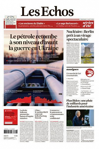 Les Echos du Mercredi 17 Août 2022