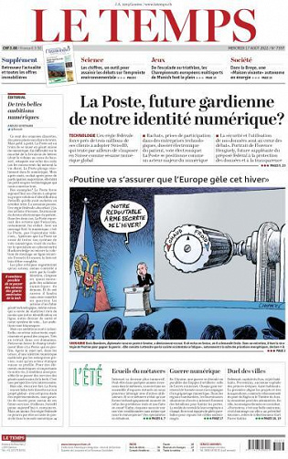 Le Temps - 17 Août 2022