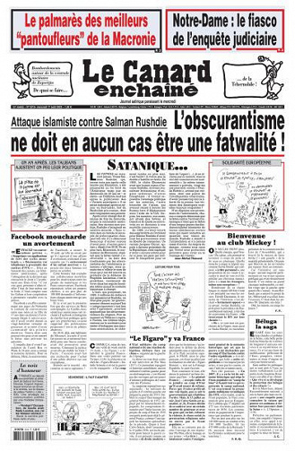 Le Canard enchaîné - 17 Août 2022