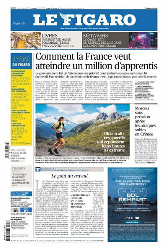 Le Figaro du Jeudi 18 Août 2022
