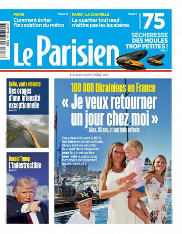 Le Parisien du Jeudi 18 Août 2022