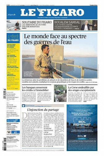 Le Figaro du Vendredi 19 Août 2022