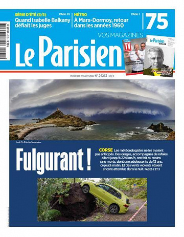Le Parisien du Vendredi 19 Août 2022