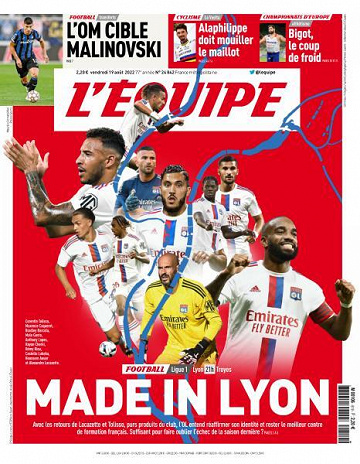 L’equipe du Vendredi 19 Août 2022