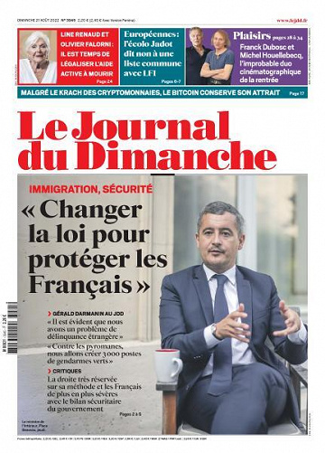 Le Journal du Dimanche - 21 Août 2022