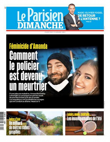 Le Parisien du Dimanche 21 Août 2022