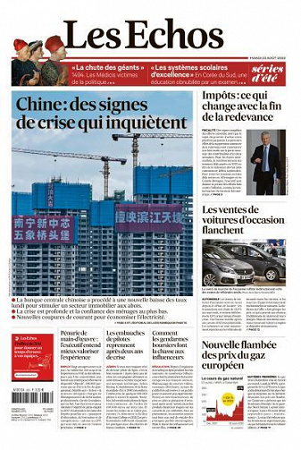 Les Echos du Mardi 23 Août 2022