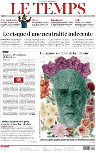 Le Temps - 23 Août 2022