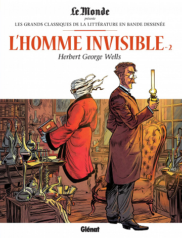 Les grands Classiques de la littérature en bande dessinée (Glénat/Le Monde) - Tome 32 - L'Homme Invisible (2)