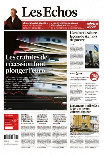 Les Echos du Mercredi 24 Août 2022